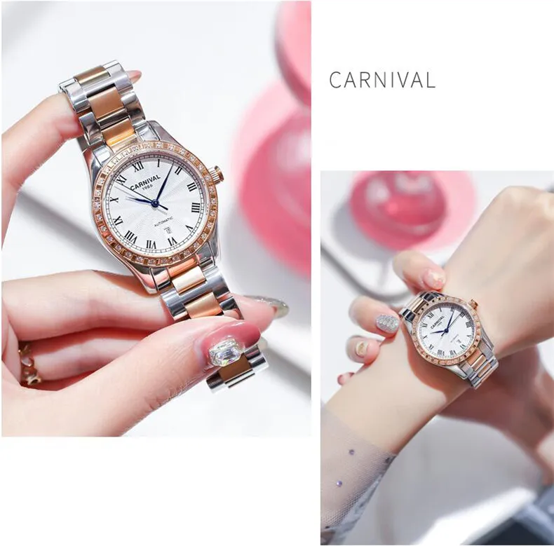 Watch Women Watches Ladies Creative Steel Bracelet Watches Female Automatic Mechanical Clock Relogio Feminino Montre Femme