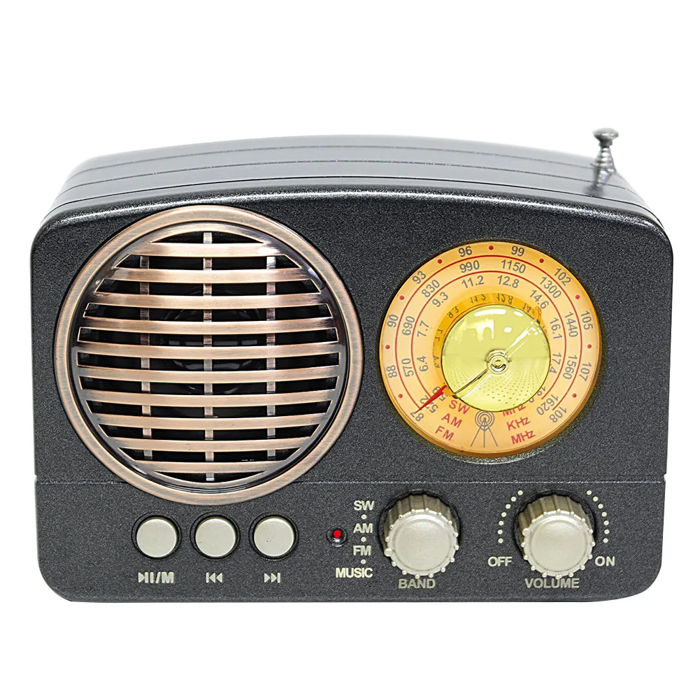 M-161BT мини AM FM SW Bluetooth динамик многофункциональный ABS домашний радио портативный