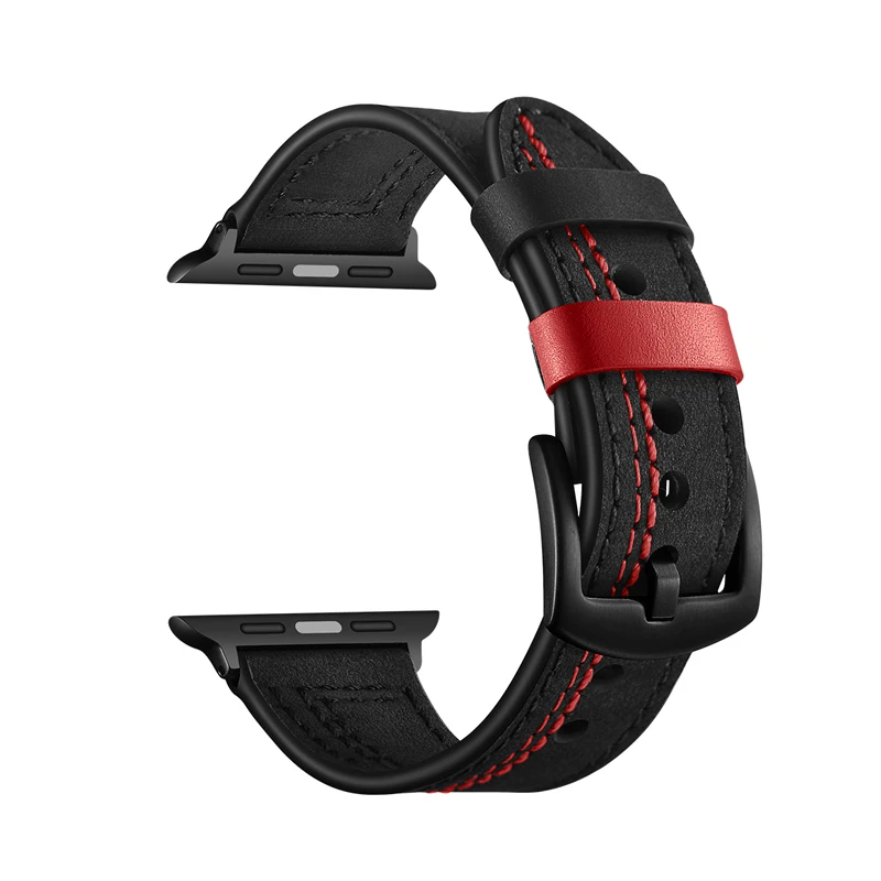 Аксессуары для наручных часов для apple watch, ремешок 42 мм, 38 мм, версия apple watch band 44 мм 40 мм наручных часов iwatch серии 5/4/3/2/1 браслет из натуральной кожи