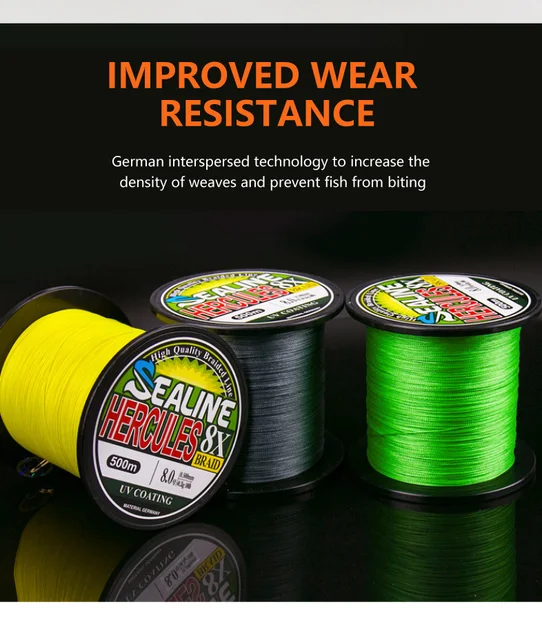 Newest 8 Strands Of Japanese High Quality PE Braided Line 15-110LB  Multifilament Fishing Line 5 Colors Optional 500 M Length - AliExpress