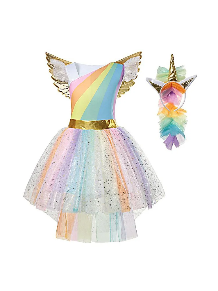 Girl-Unicorn-Dress-Up-Kids-Summer-Rainbow-Sequin-Party-Tutu-Dress-1000