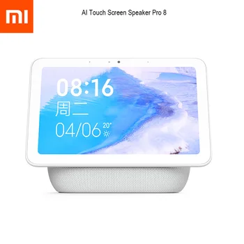 

Xiaomi AI Touch Screen Bluetooth 5.0 Speaker Pro 8 inch Digital Display Alarm Clock WiFi Smart Connection Speaker Mi Speaker