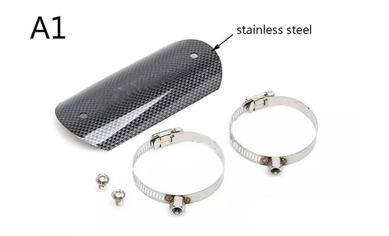 TKOSM мотоцикл Akrapovic проект глушитель из нержавеющей стали протектор тепловой щит крышка Анти-обжигающая крышка TMAX530 CB400