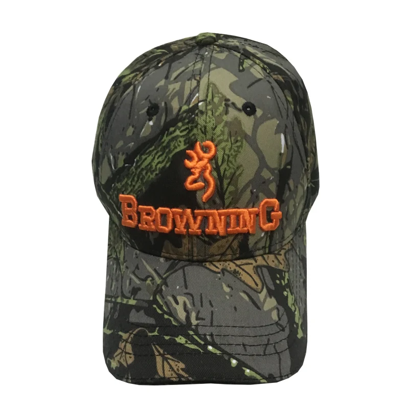 

Browning Jungle Men Rushed Adult Hats Baseball Caps Hot Sale Bionic Camouflage Hunting Fishing Cap Baseball Pure Cotton Hat