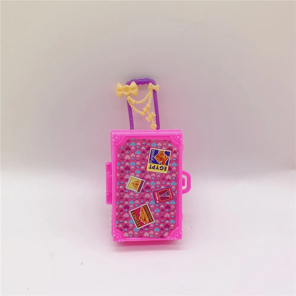 Новинка 2020 модные аксессуары для Барби Дорожный чемодан чехол детские