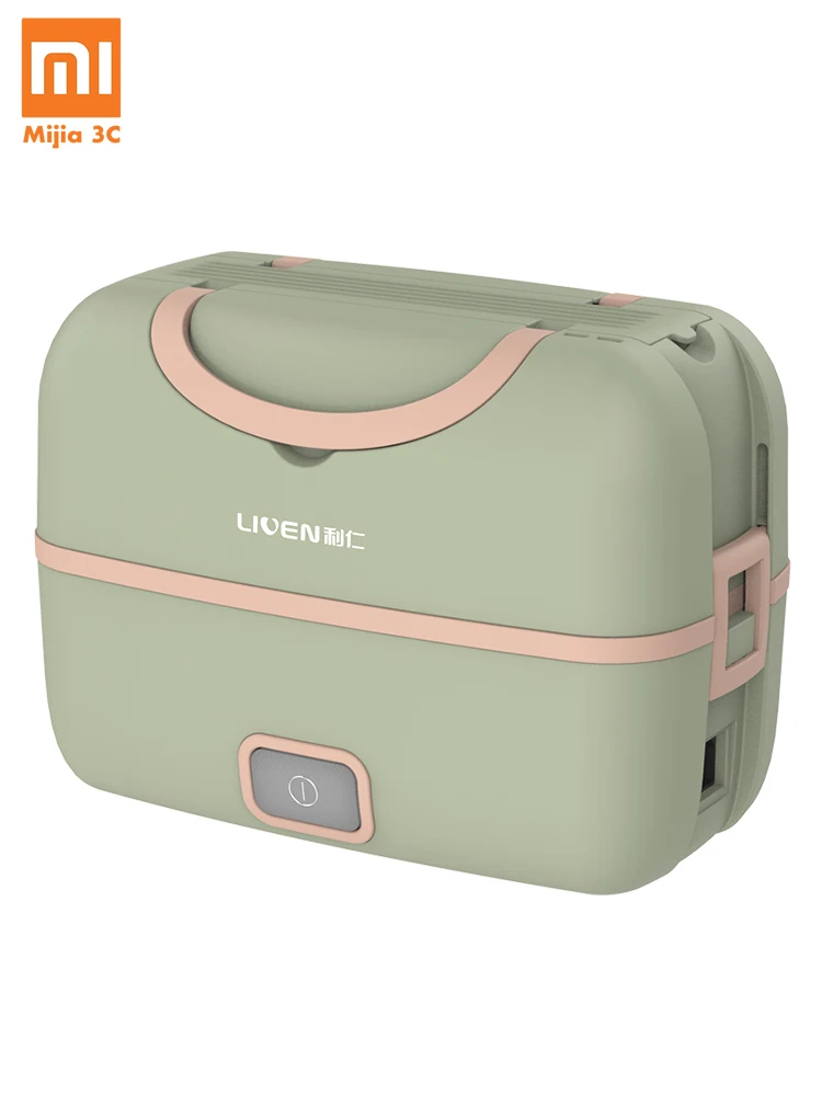 US $39.19 Xiaomi Liren Portable Cooking Electric Lunch Box Multifunctional PlugIn Electric Heating Cooking Large Capacity Double Layer