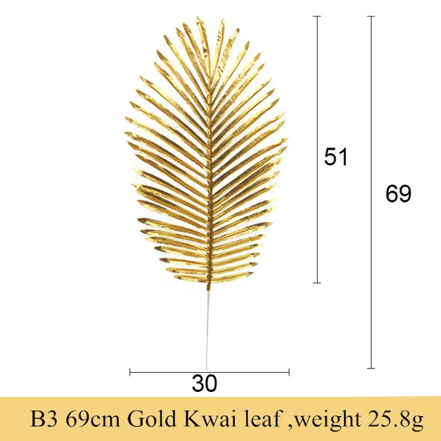 DIY Свадебный декор Золотая серия искусственный цветок, лист, пластиковые Шелковые Растения, различные стили, вечерние материалы для дома - Цвет: 16