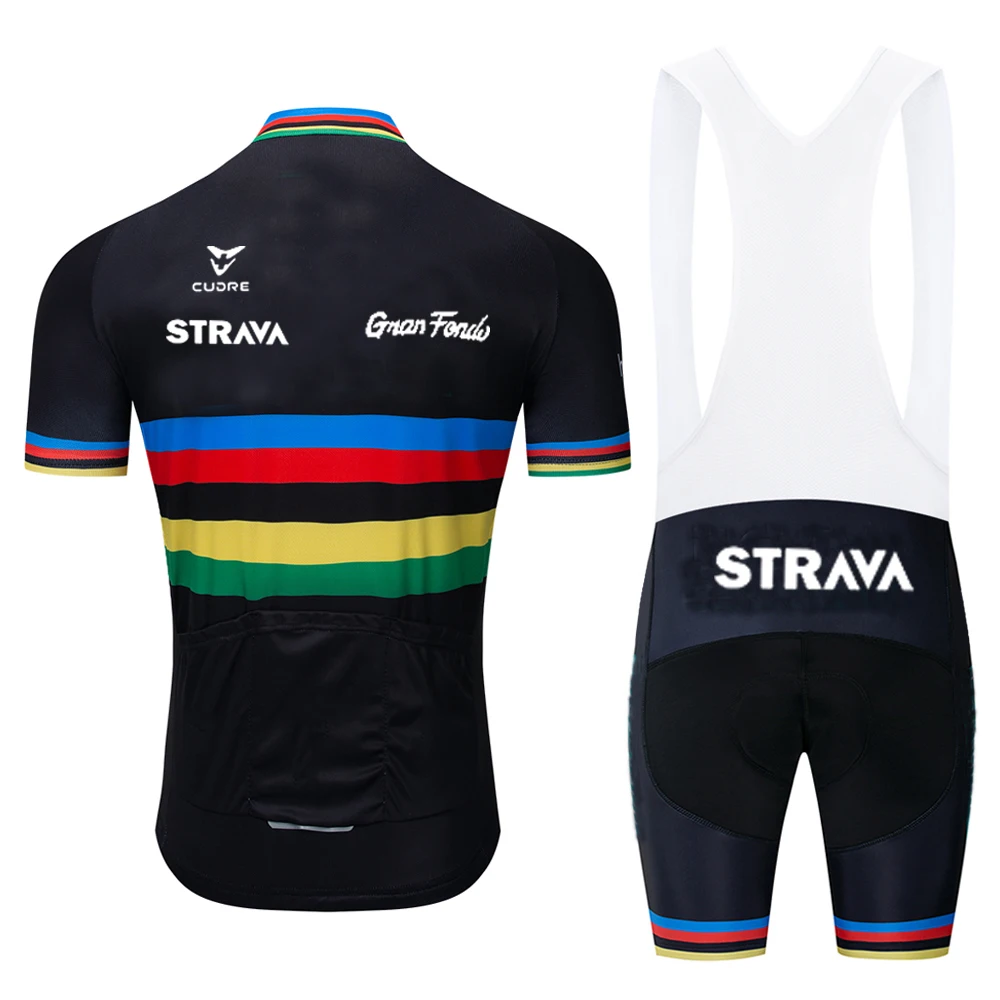 Трикотажный комплект STRAVA мужской с коротким рукавом шорты комбинезон для
