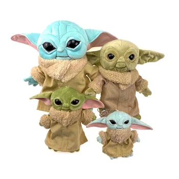 

15/20/35cm Baby Yoda plush Toy Master Yoda Plush Pendants Soft Stuffed Animals Dolls Keychains birthday gifts for kid children