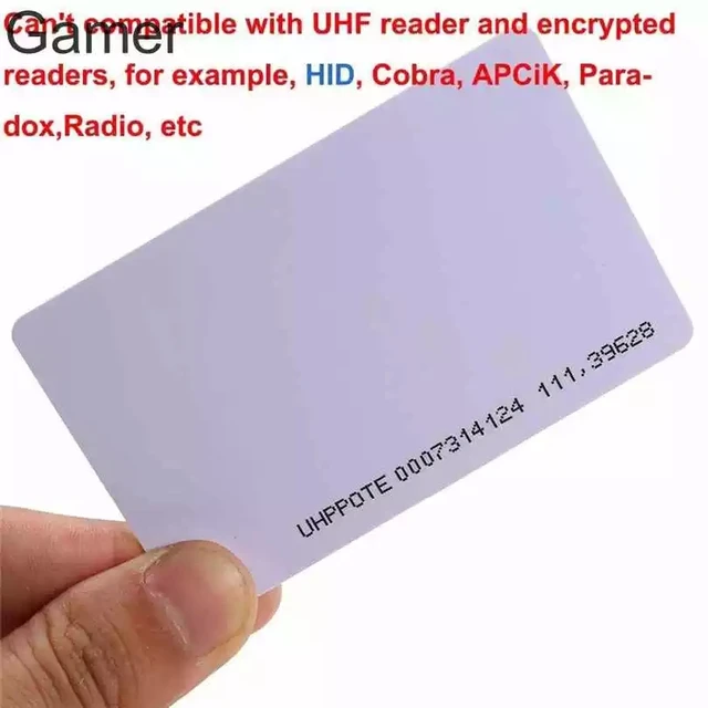 10Pcs 125KHz ID EM4100 TK4100 Read Only Blank Cards RFID Token Tag Proximity Chip Patrol Management Access Control Card 3