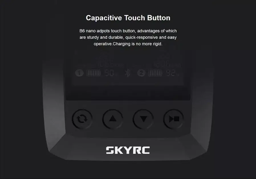 SKYRC B6 Nano DUO 2X100 Вт 15A AC bluetooth Смарт зарядное устройство Dis зарядное устройство Поддержка Sky зарядное устройство приложение
