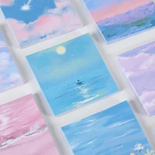 Self-Adhesive Notepad Cute Decoration Memo Pad Planner Sticky Notes Adhesive Stationary Post It School Office Supplies 02232