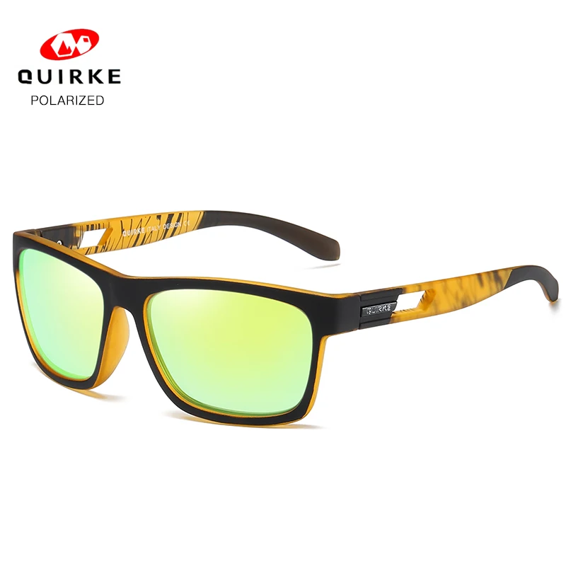 Quirke, мужские поляризованные солнцезащитные очки, женские, Ретро стиль, для вождения, солнцезащитные очки, прямоугольные оттенки, для мужчин, очки для ночного видения, Oculos masculino