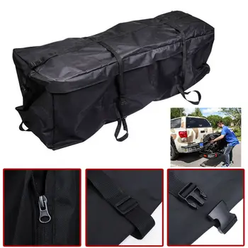 

For UK 302L Huge Car Roof Luggage Bag Car Top Cargo Basket Waterproof Travel Bag with black Waterproof Oxford cloth