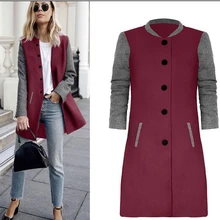 CHAMSGEND пальто для женщин теплая тонкая куртка с длинным рукавом толстое пальто Зимняя верхняя одежда с капюшоном на молнии размера плюс пальто 1121