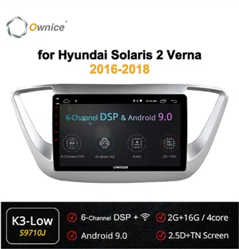 

Ownice 4Core 4G Android 9.0 Car DVD GPS Player ForHyundai Verna 2016 2018 360 Panorama Optical Car Radio Video Player