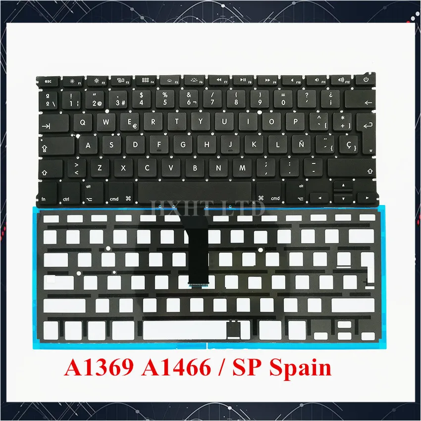 Новинка A1369 A1466 SP испанская клавиатура для Apple Macbook Air 1" A1369 A1466 Клавиатура ноутбука 2011 2012 2013 лет