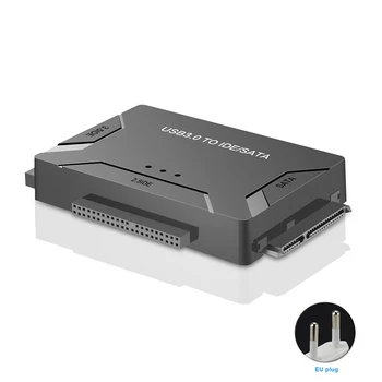 

Connector Hard Drive Adapter External Converter Practical 2.5"/3.5" Transfer USB 3.0 To IDE SATA Kit Cable HDD Black