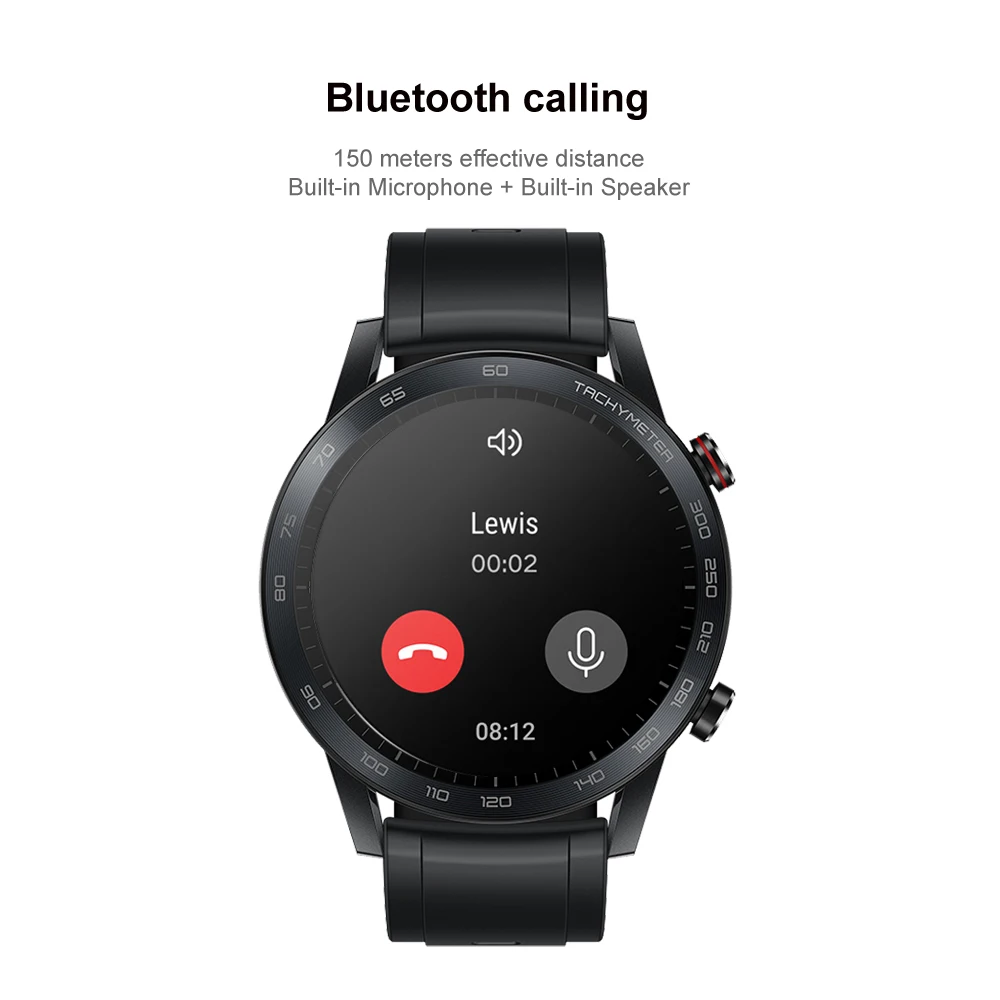 HONOR Magic Watch 2, умные часы с Bluetooth 5,1, умные часы, кислород крови, 14 дней, телефонный звонок, частота сердечных сокращений для Android iOS