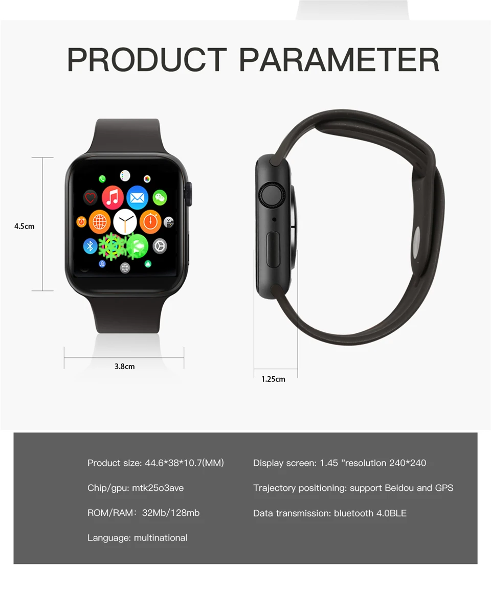 IWO 11 умные часы Bluetooth 1:1 Series 4 gps Inteligente Pulseira SmartWatch Android для обновления IOS IWO 10 9 8 7 6 5