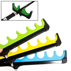 Rod Fishing Rod Holder Feeder Pod Stand Holder 3/5/6/10 Holes Soft Fishing Pole Tackle Carp Fishing Accessories