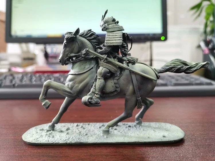 Военный коммандер самурайский кусуноки Masashige оловянный Металл древний Солдат модель Япония Северная и Южная династия фигурки украшение