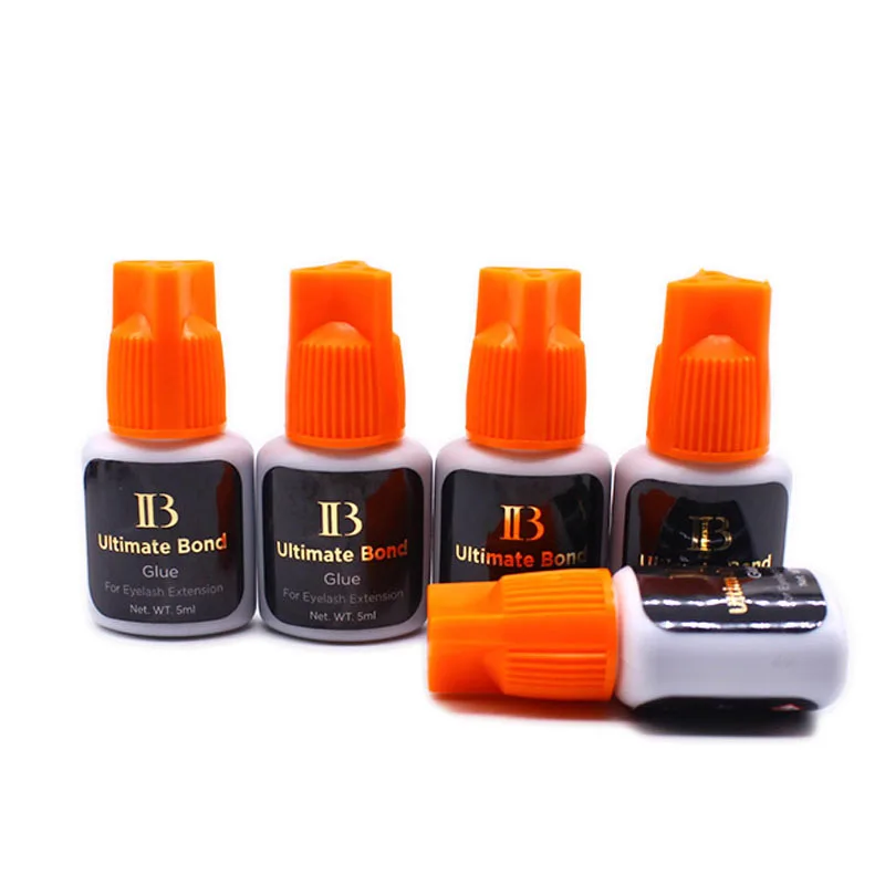 2 бутылки I Beauty Korea IB Ultimate Bond клей для наращивания отдельных ресниц с оранжевой