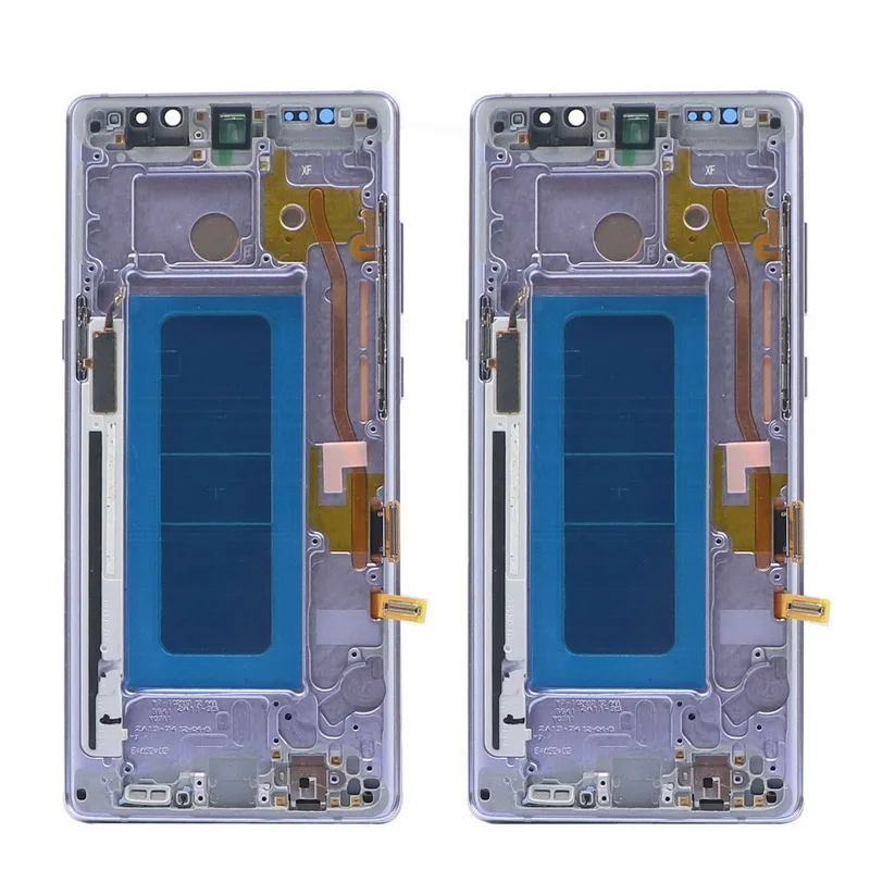 Assembléia com Capa Lcd para Samsung Lcd de Tela Nota Original Galaxy Note N950 N950f N9500 N950u Display Toque Digitador Traseira 8 2 Cheap LCDs de celular