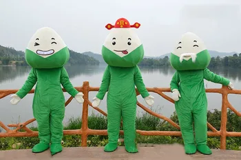 

Halloween Dragon Boat Festival Zongzi Mascot Costume Suits Cosplay Party Outfit