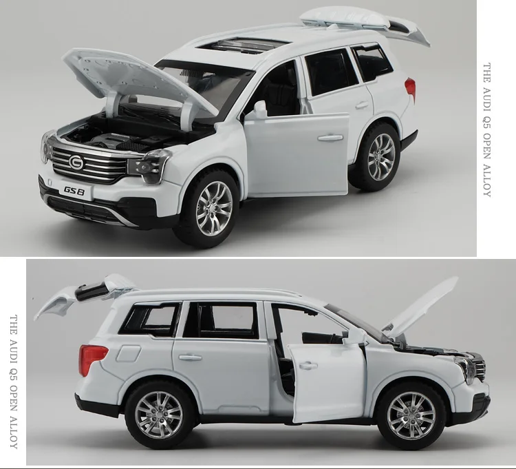 GAC GS8 сплав модель автомобиля ВОИН мальчик сплав модель автомобиля Trumpchi готовая продукция