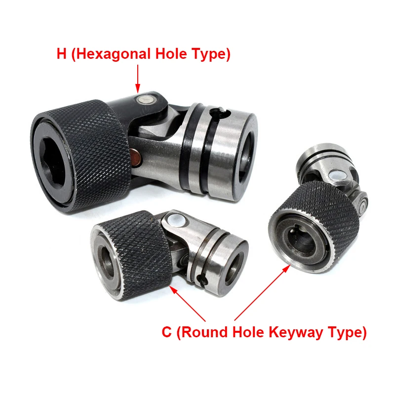 Description Picture 4 of itemQuick Disassembly Locking Two-section Universal Joint Coupling Shaft Motor Connector Cross Coupler Bushing