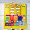 Kids English Magnetic Weather Calendar Innovative First Calendar Toys For Children Early Education #HY 1