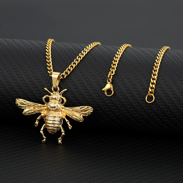 Honey Bee Choker Necklace Fashion Jewelry Accessories Gift for Women