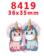 30 шт мультяшный персонаж плоское украшение из смолы PR 8381 - Color: 8419