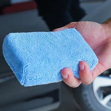 

6Pcs Premium Grade Microfiber Applicator for Cars Auto Applicators Sponges Cloths Microfibre Hand Wax Polishing Pad 12cmx8cm