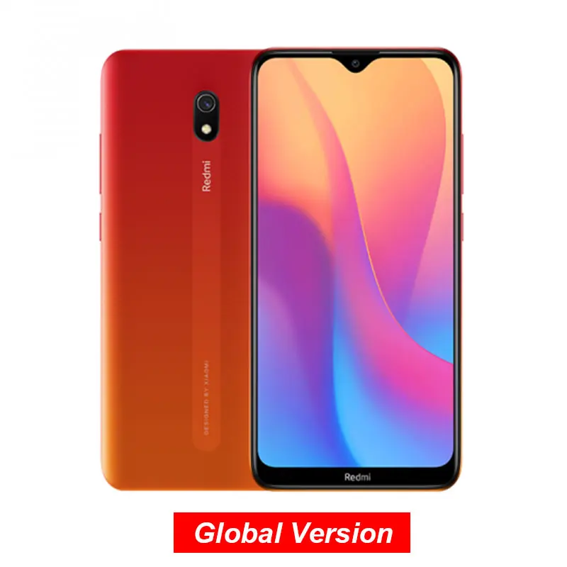 Xiaomi Redmi 8A 8 A с глобальной версией, 2 Гб, 32 ГБ, 6,22 дюйма, Восьмиядерный мобильный телефон Snapdargon 439, 5000 мАч, смартфон с камерой 12 МП - Цвет: Sunset Red