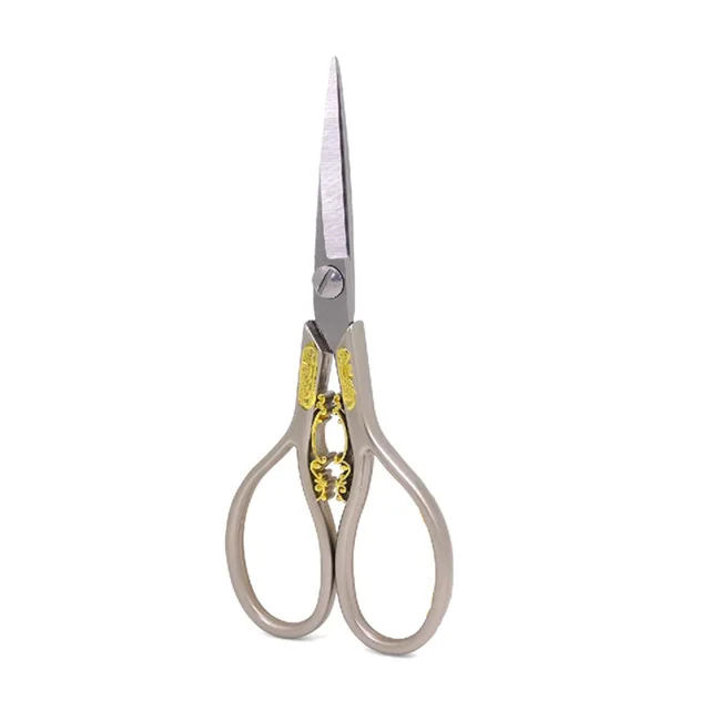 Wholesale Stainless Steel Antique Small Scissors Exquisite Craft Scissors Sewing Supplies and Accessories Cross Stitch Scissors Silver