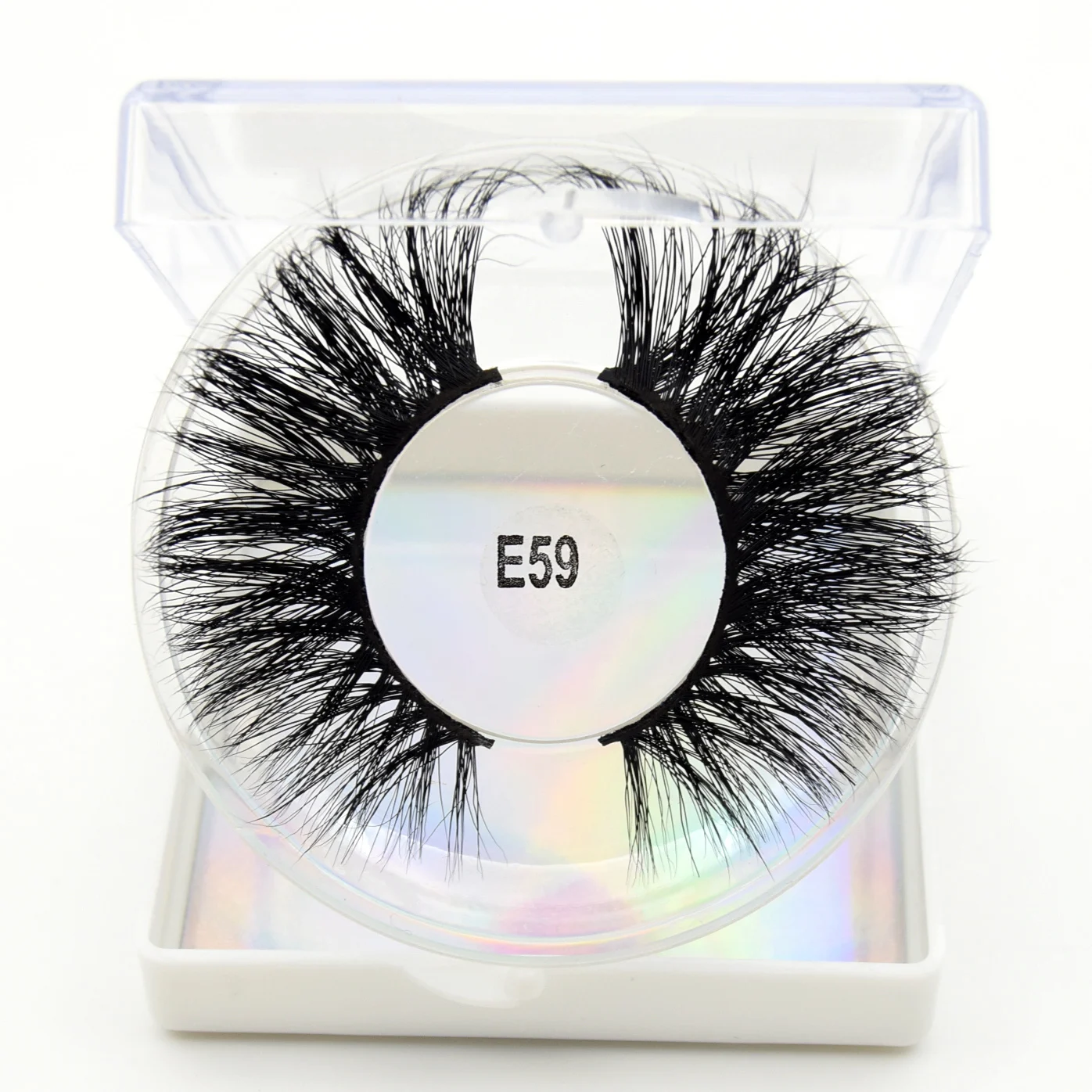 visofree 3d mink lashes natural 25mm lashes for beauty makeup false eyelashes Full Strip lash extension supplies E59