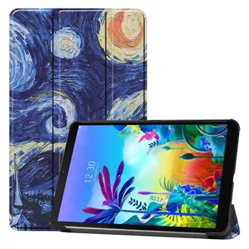 

Slim Flip Folding PU Leather Case for LG G PAD 5 10.1 2019 Smart Funda Cover for LG G PAD 10.1 2019 tablet case +FilmPen