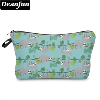 

Deanfun Printing Sloth Cosmetic Bag Turtle Leaf Funny Makeup Bag Waterproof Organizer 52020