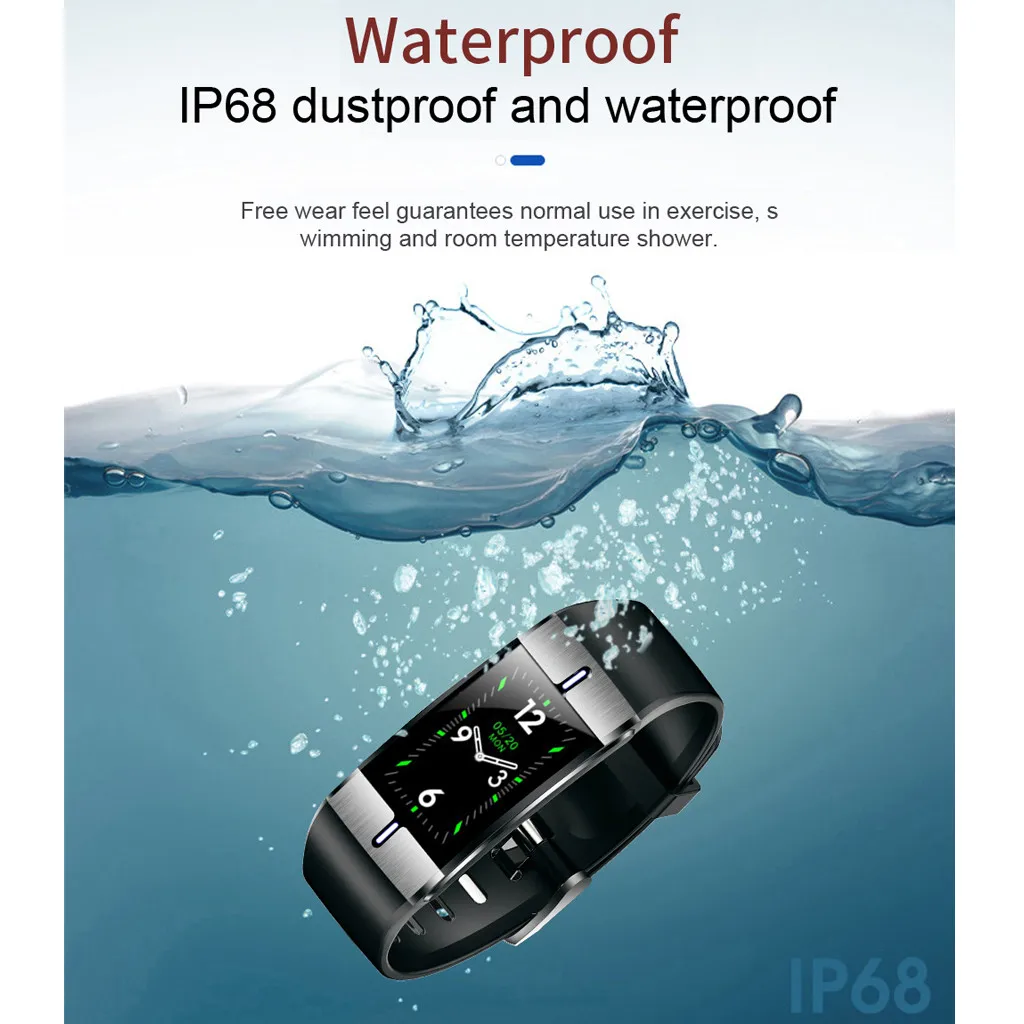 Смарт-часы Horloge Mannen Armband в режиме реального времени с монитором Hartslag& Slapen Beste Paar фитнес-браслет часы relogio сарт браслет