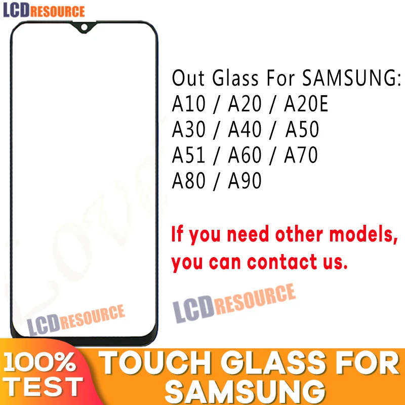 ЖК-дисплей для Samsung Galaxy A10 A20 A30 A40 A50 A70 A80 внешнее стекло запасные части телефона