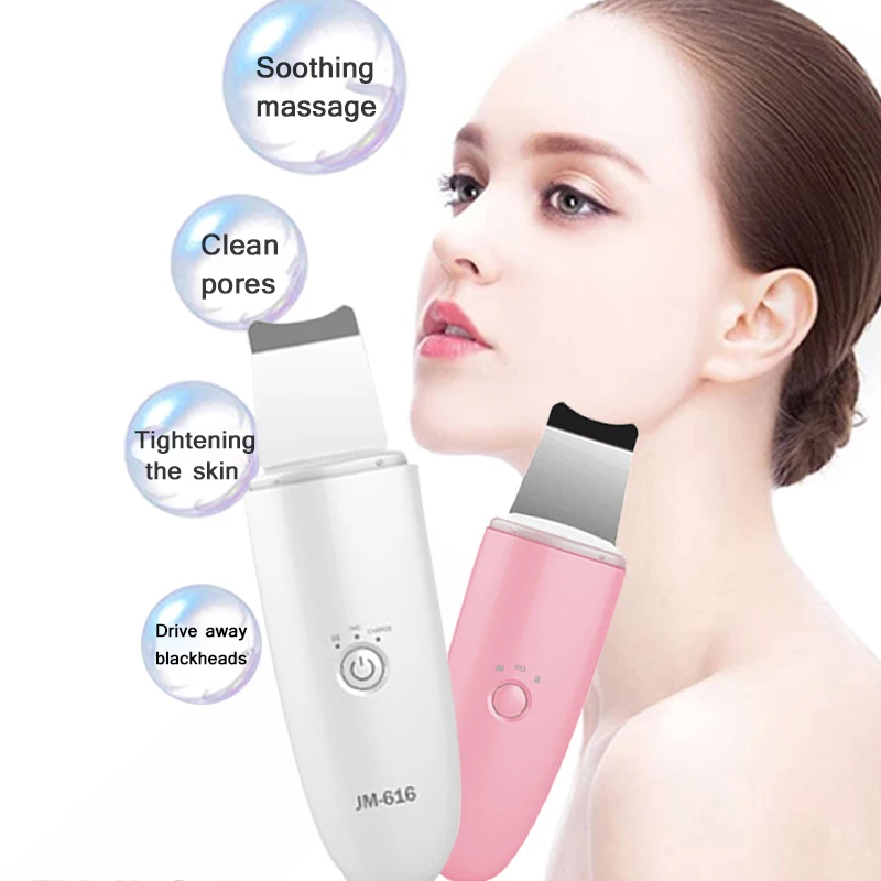 

Ultrasonic skin scrubber deep cleansing facial pore cleanser to remove blackhead skin beauty instrument anti-aging 4