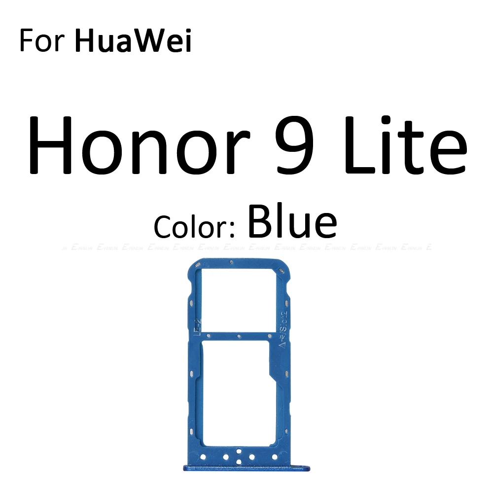 Micro SD sim-карта слот, разъем для лотка адаптер Коннектор кард-ридера для Huawei Honor 9 Lite 9i контейнер держатель запасные части