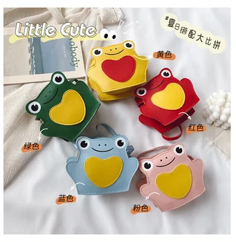 

New Arrival Hot Selling Cartoon Children Bag Cute Little Frog Snacks Toys Pack Korean-style Small Animal Mini Oblique Bag