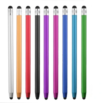 

10pcs/lot 9 Colors Stylus Pen Dual Tips Capacitive Stylus Touch Screen Drawing Pen for Phone iPad Smart Phone Tablet PC Computer
