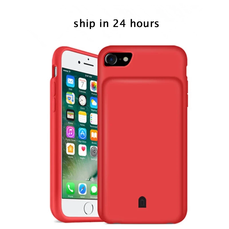 Внешнее зарядное устройство для iPhone 7, 8 Plus, 6, 6S Plus, портативное запасное зарядное устройство для iPhone 8, 7, 6, 6 S, чехол для аккумулятора