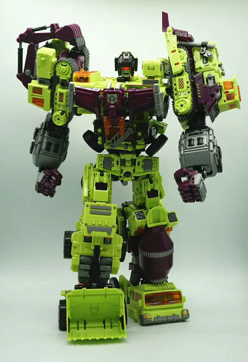 US $59.99 Best Price Nbk Devastator 6in1 Sets Bulldozer Bonecrusher Gt Ko Transformation Figure Toy
