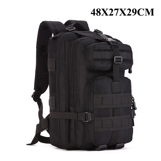 Протектор Плюс высококачественные водонепроницаемые нейлоновые рюкзаки мужские камуфляжный рюкзак большой военный рюкзак D597 - Цвет: Black