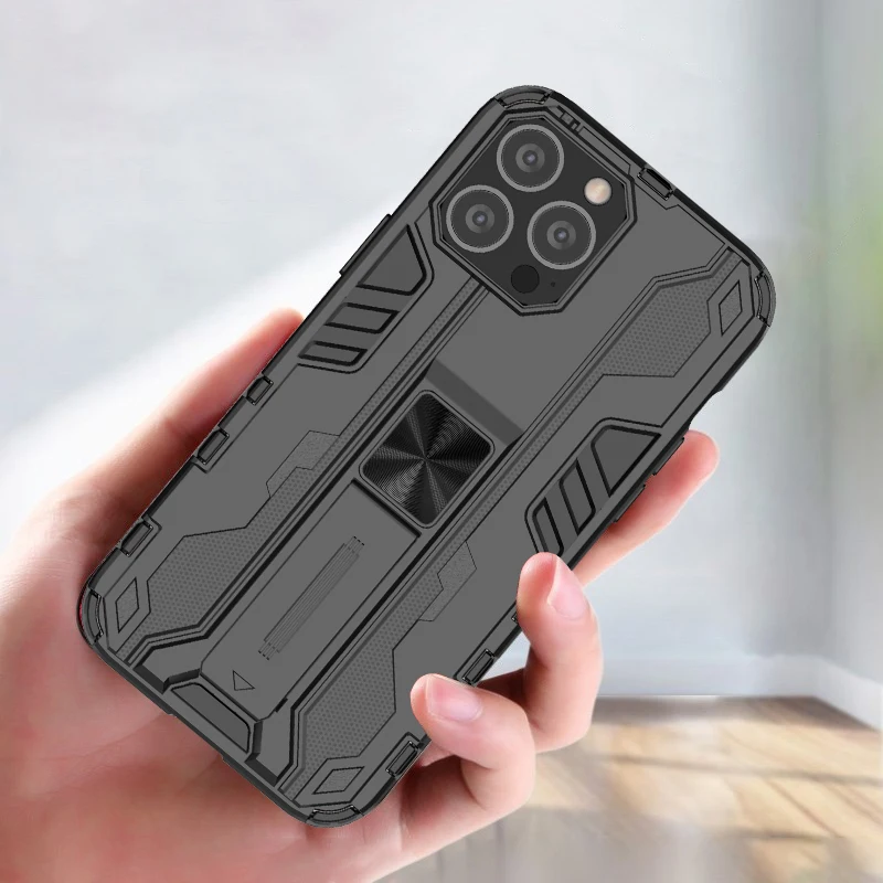 Hidden Kickstand Case For iPhone 13 12 Pro Max 13Mini 12Mini